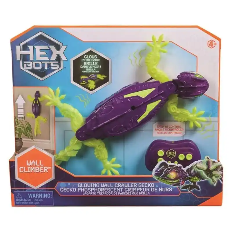 Gecko Rechargeable Remote Control Robot – Green & Purple