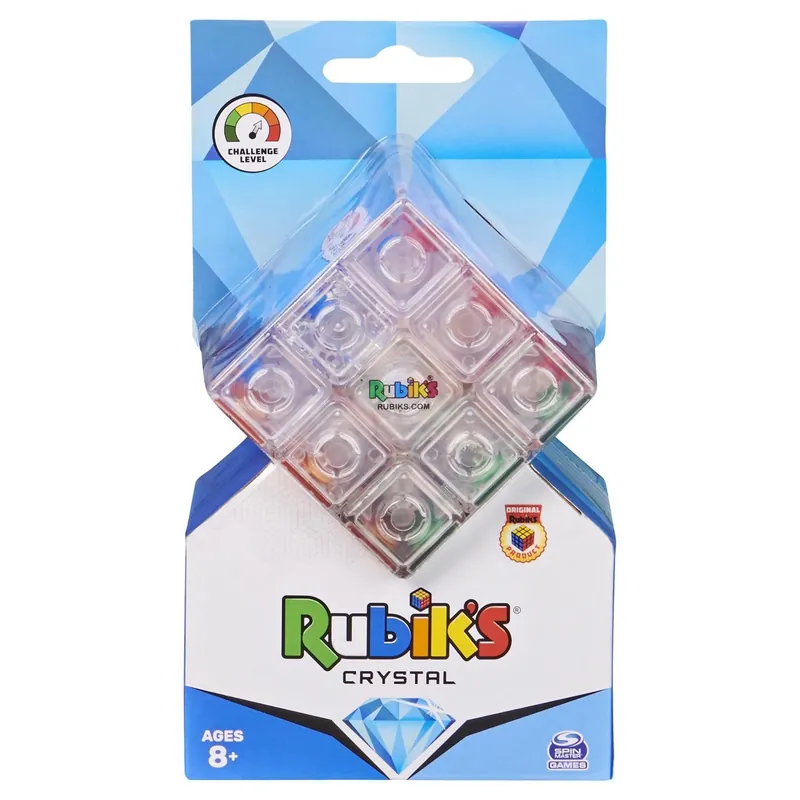 Spin Master Rubik‘s Crystal Cube Puzzle Multicolored