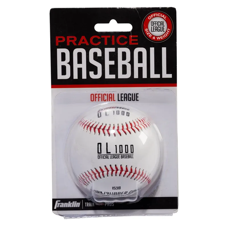 Official League White Cork/rubber Baseball 9 In. 1 Pk