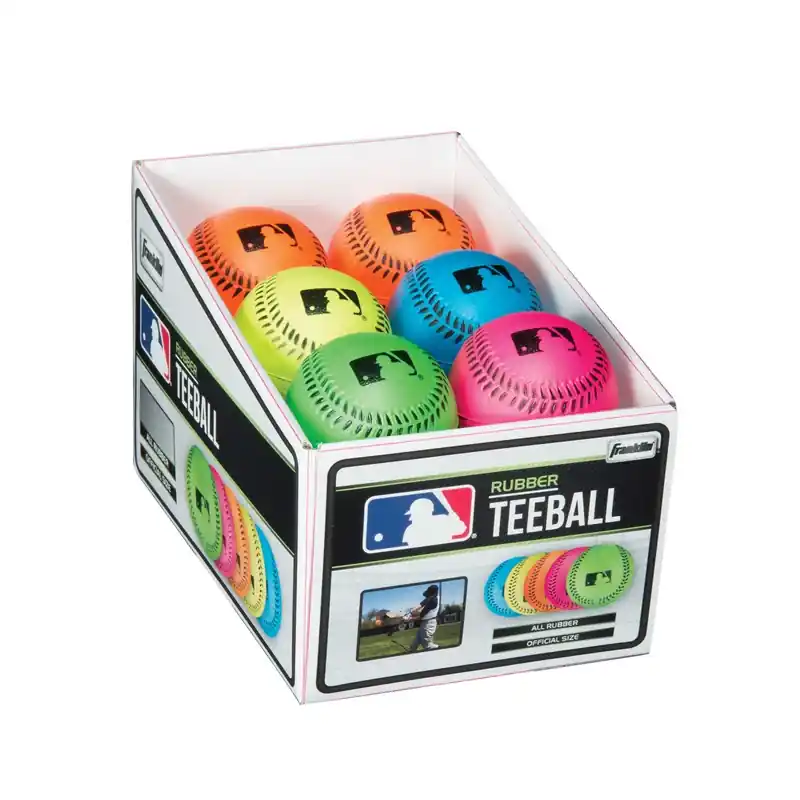 Pro Brite Assorted Neon Rubber T-ball 9 In. 1 Pk