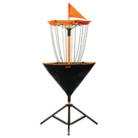 Portable Disc Golf Target With Sturdy Metal Chains And Carry Bag
