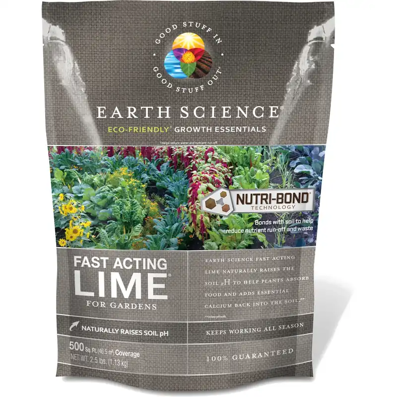 Fast Acting Garden Lime 500 Sq Ft 2.5 Lb