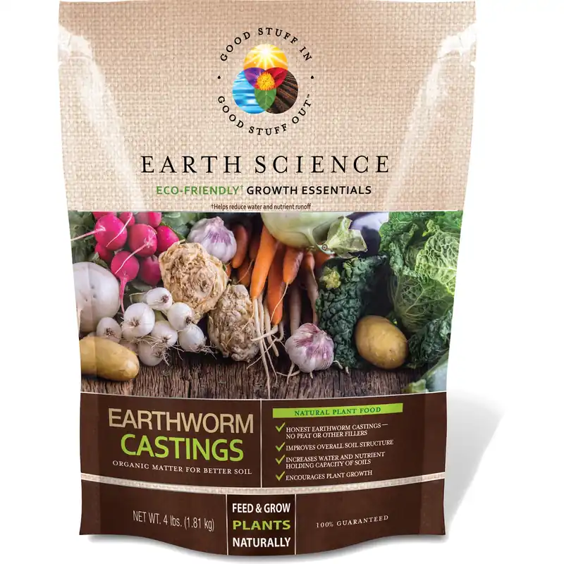 Growth Essentials Organic Earthworm Castings 4 Lb