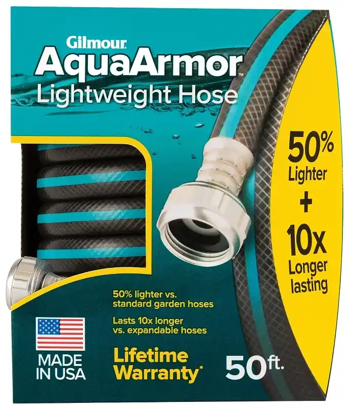 Aquaarmor 1/2 In. Diameter X 50 Ft. Length Lightweight Garden Hose