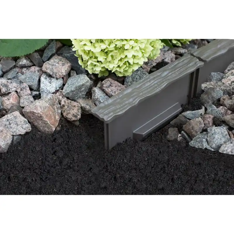 5.25 In. H X 36 In. L Warm Stone No-dig Lawn Edging