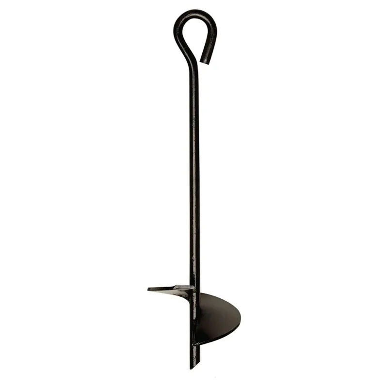 1/2 In. D X 15 In. L Steel Oval Head Anchor Eye With Auger 1 Pk