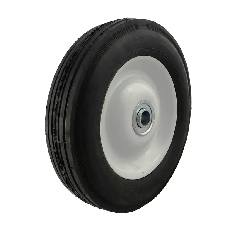 8 In. D X 8 In. D 225 Lb. Cap. Offset Wheelbarrow Tire Rubber 1 Pk