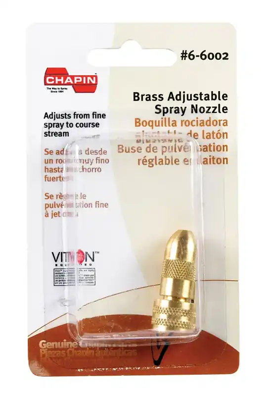 Adjustable Brass Spray Nozzle 5" For Poly Shut-off Sprayers Model 6-6002