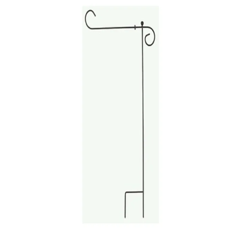 40 In. Black Steel Garden Flag Holder Model 60718