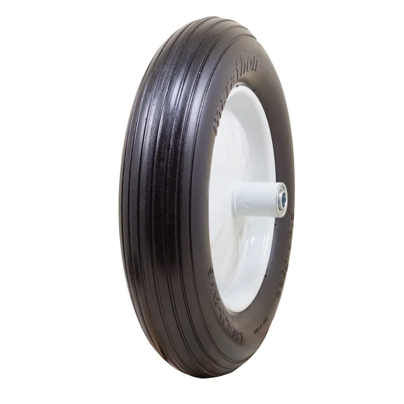 8 In. D X 15.5 In. D 500 Lb. Cap. Centered Wheelbarrow Tire Polyurethane 1 Pk