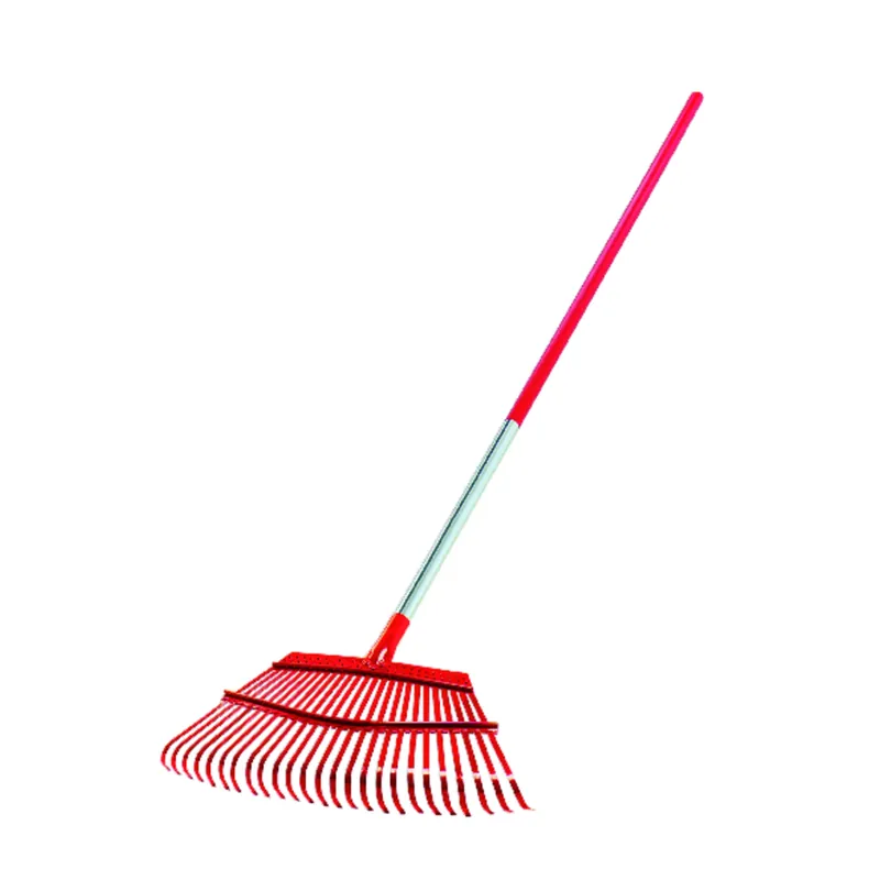 19 In. Steel Head Lawn And Leaf Rake With 54 In. Aluminum Handle (25-tine)