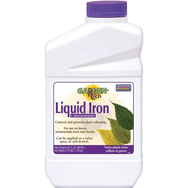 Liquid Iron Complex Fertilizer Concentrate, 32 Oz.