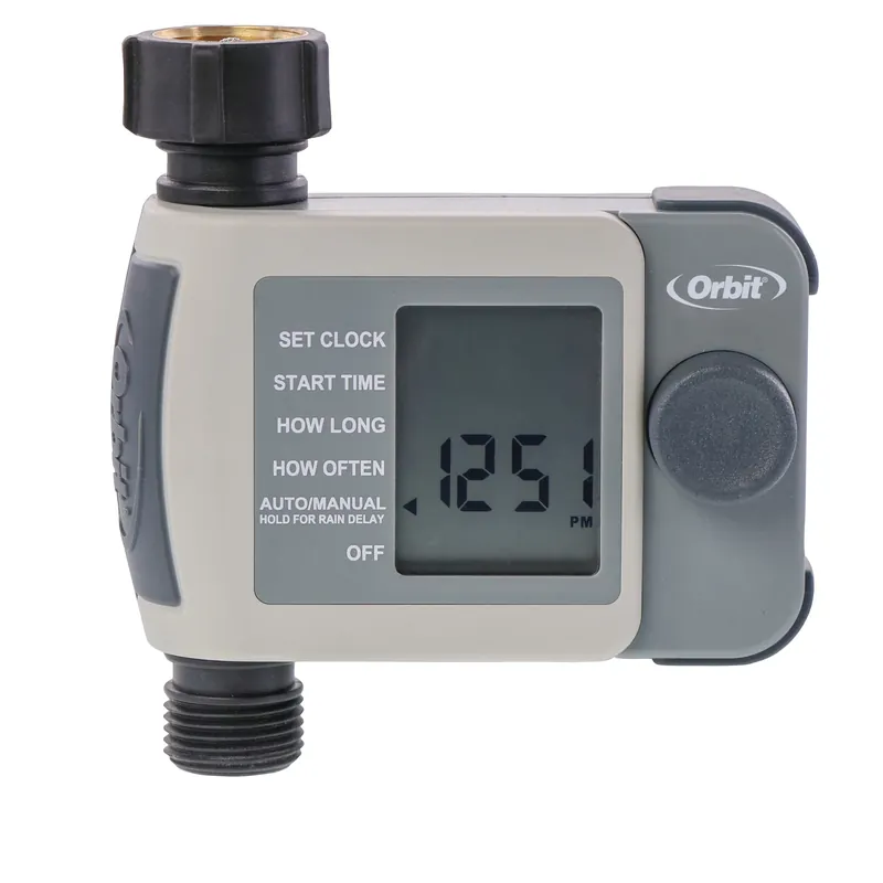 Programmable 1 Zone Sprinkler Timer With Digital Display And Rain Delay Functionality