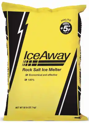Rock Salt Ice Melt, 50-lbs.
