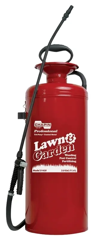Lawn & Garden Tri-poxy Steel Sprayer, 3-gallons