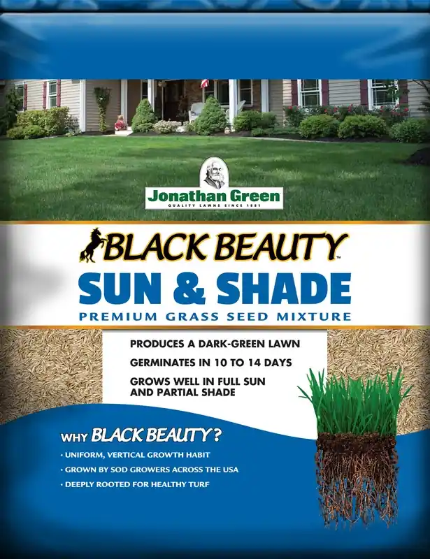 Black Beauty Sun & Shade Grass Seed Mixture, 3 Lbs.
