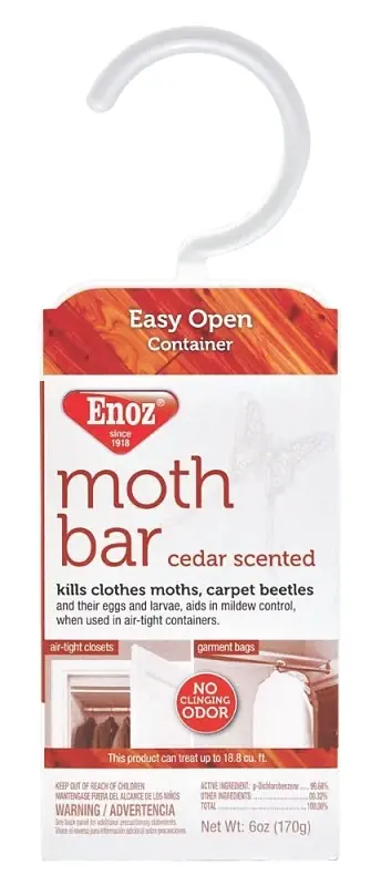 Cedar-ize Moth Bar With Closet Hanger, 6-oz.