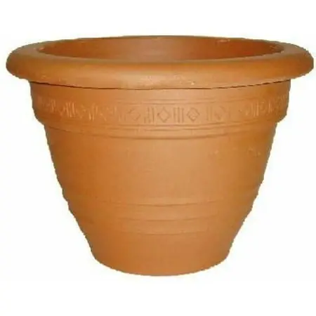 Garden Bell Pot 8.3 Inch Diameter X 6.3 Inch Height Terra Cotta Color