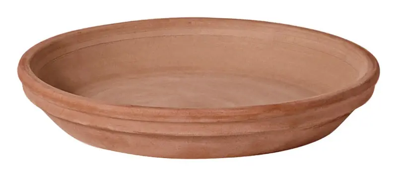 1.6 In. H X 12.2 In. D Clay Rich Plant Saucer Chocolate