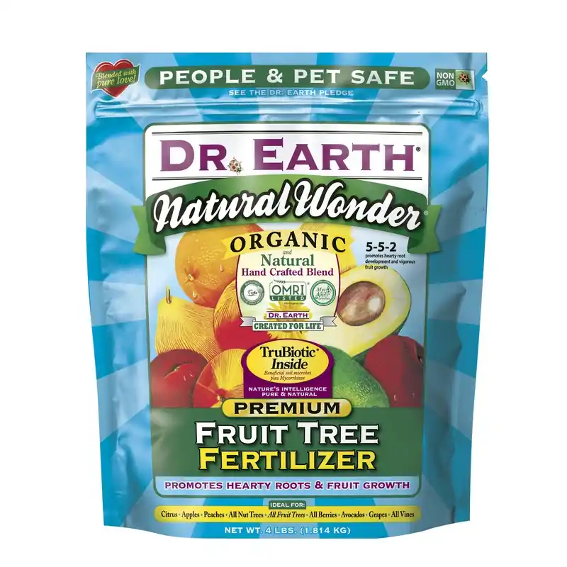 Natural Wonder Fruit Tree Organic Fertilizer, 5-5-2, 4 Lb.