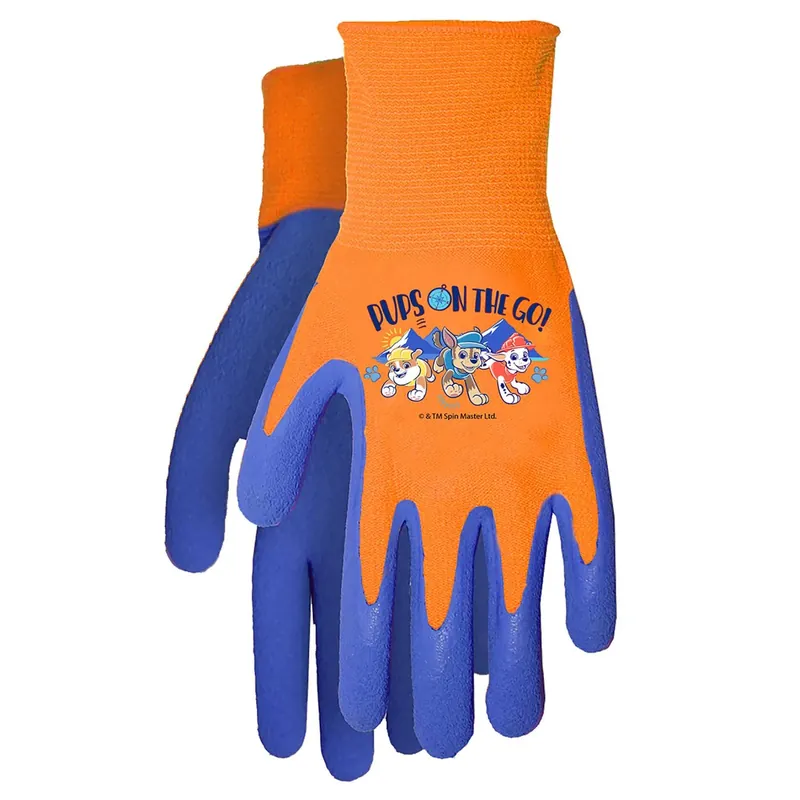 Warner Bros Unisex Outdoor Garden Grip Gloves Blue/orange Youth 1 Pair