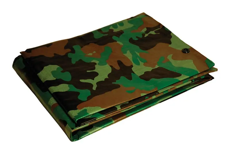 Dry Top 8 Ft. W X 10 Ft. L Medium Duty Camouflage Polyethylene Tarp