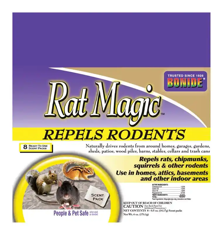 Rat Magic Animal Repellent Scent Pouch For Rodents 6 Oz
