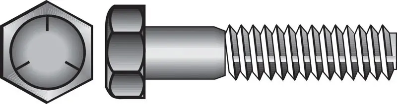 5/16 In. D X 1-3/4 In. L Heat Treated Zinc Steel Hex Head Cap Screw 100 Pk