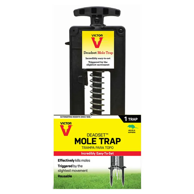 Deadset Medium Plunger Animal Trap For Moles 1 Pk