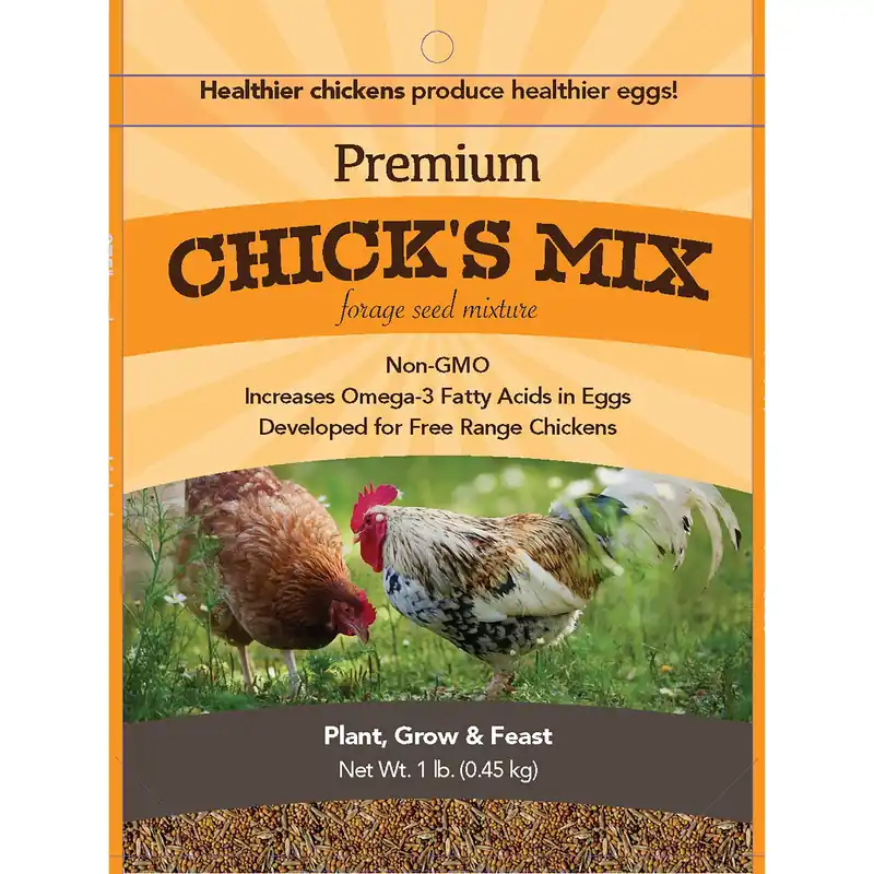 Premium Chick‘s Mix Grass Seed Mix, 1 Lbs., Covers 500 Sq. Ft.