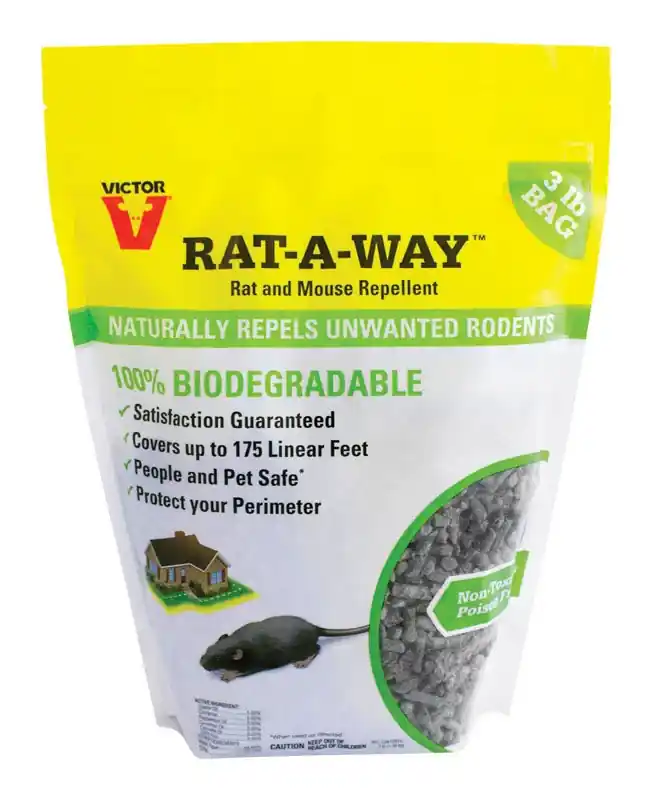 Rat-a-way Rodent Repellent, Granular, 3 Lb.