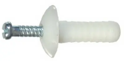 1/4 In. D X 1-1/2 In. L Nylon Truss Head Truss Head Anchor 100 Pk