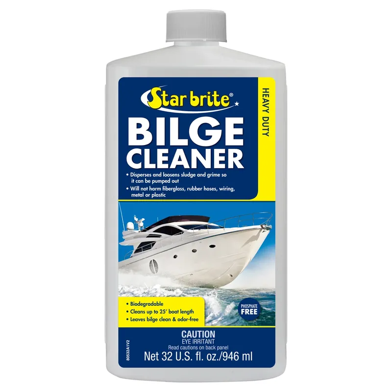 Heavy Duty Bilge Cleaner Liquid 1 Quart - Concentrated Marine Cleaner