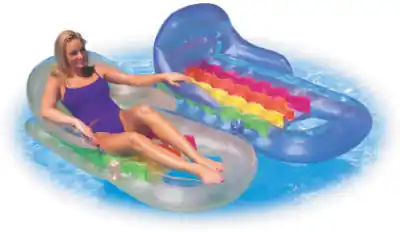 King Kool Lounge, 2 Assorted Colors, 63 X 33.5 In.