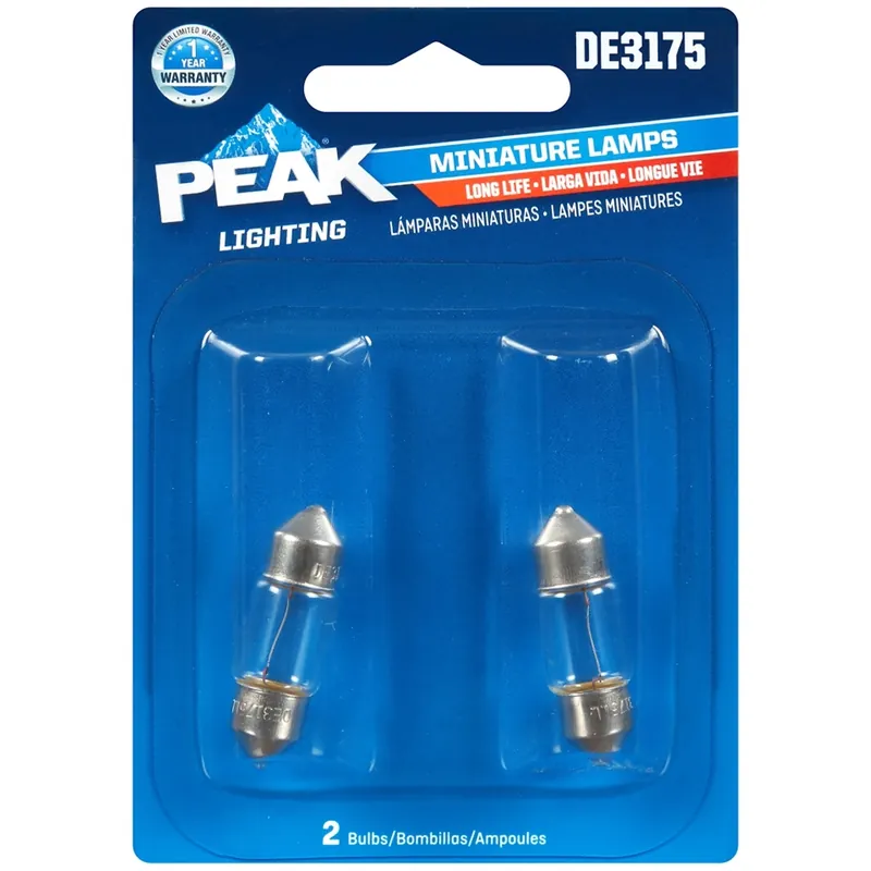 Incandescent Indicator Miniature Automotive Bulb De3175