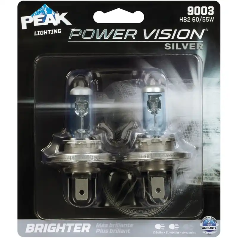 Power Vision Halogen High/low Beam Automotive Bulb 9003 Hb2 60/55w - 2 Pack