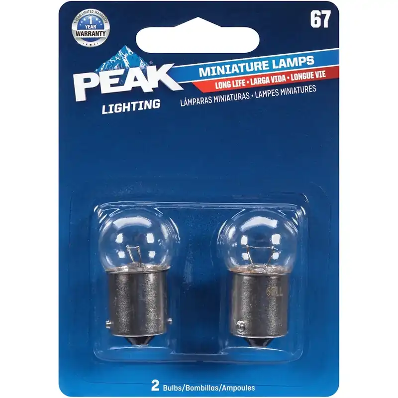 Incandescent Fog/forward Miniature Automotive Bulb 67