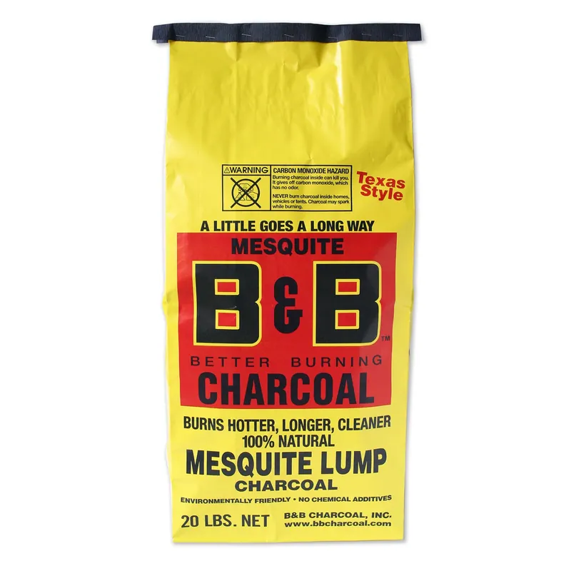 All Natural Mesquite Lump Charcoal 20 Lb - Premium Grilling Fuel