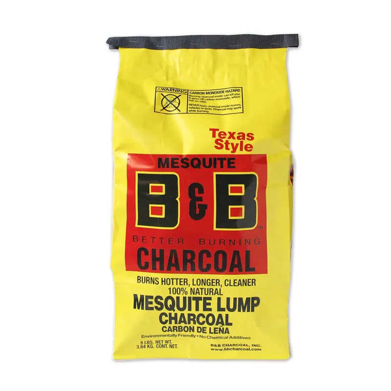 All Natural Mesquite Lump Charcoal 8 Lb - Premium Grilling Fuel
