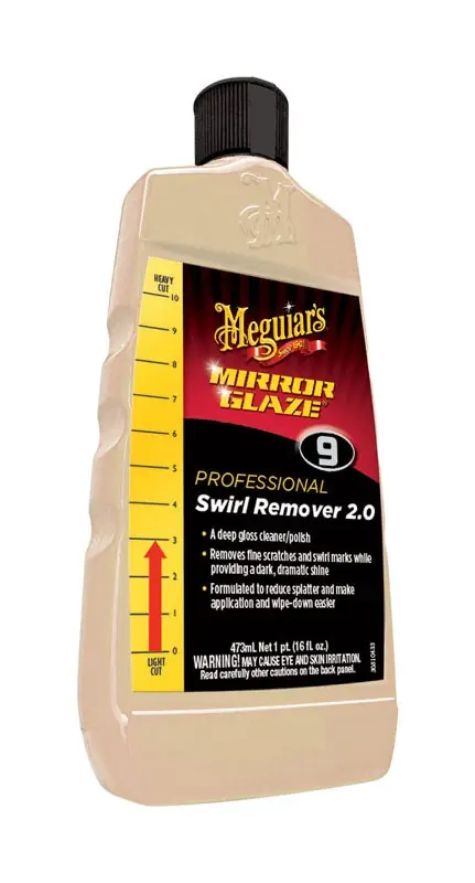 Mirror Glaze Scratch And Swirl Remover 16 Oz - Liquid Polish For Automotive Finishes