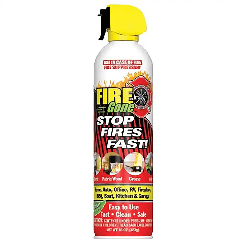 16 Oz. Fire Suppressant - Biodegradable, Ideal For Home And Vehicle Use