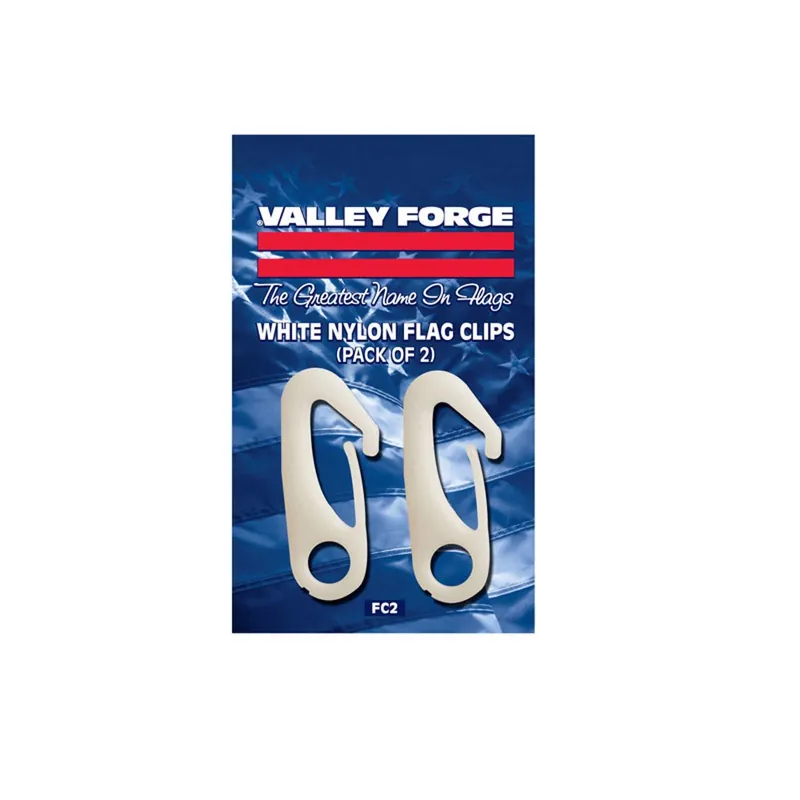 0.5 In. L Nylon Flag Pole Snap Clips