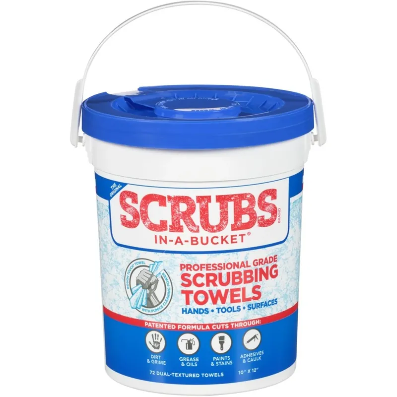 Scrubs 12 In. L X 10 In. W Polypropylene Scrubbing Towels 72 Pk