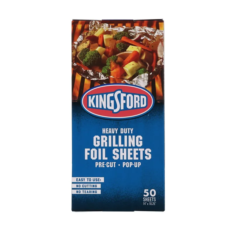 Aluminum Grilling Foil Sheets 10.25 In. L X 14 In. W 50 Pk