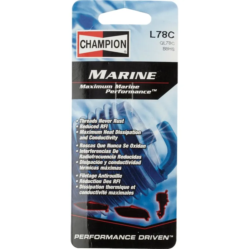 L78c Copper Plus Marine Spark Plug - Nickel Alloy Electrodes