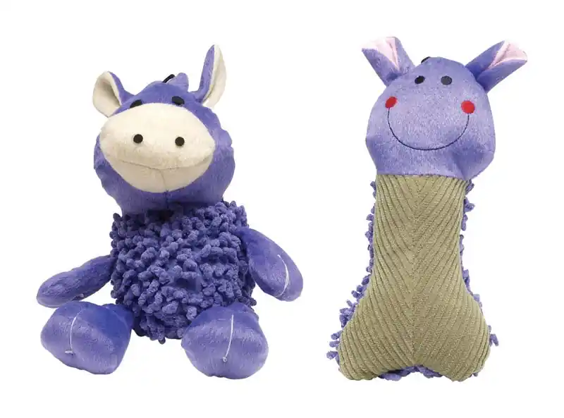 Digger‘s For Dog Multicolored Plush Shaggy Dog Toy Large 1 Pk