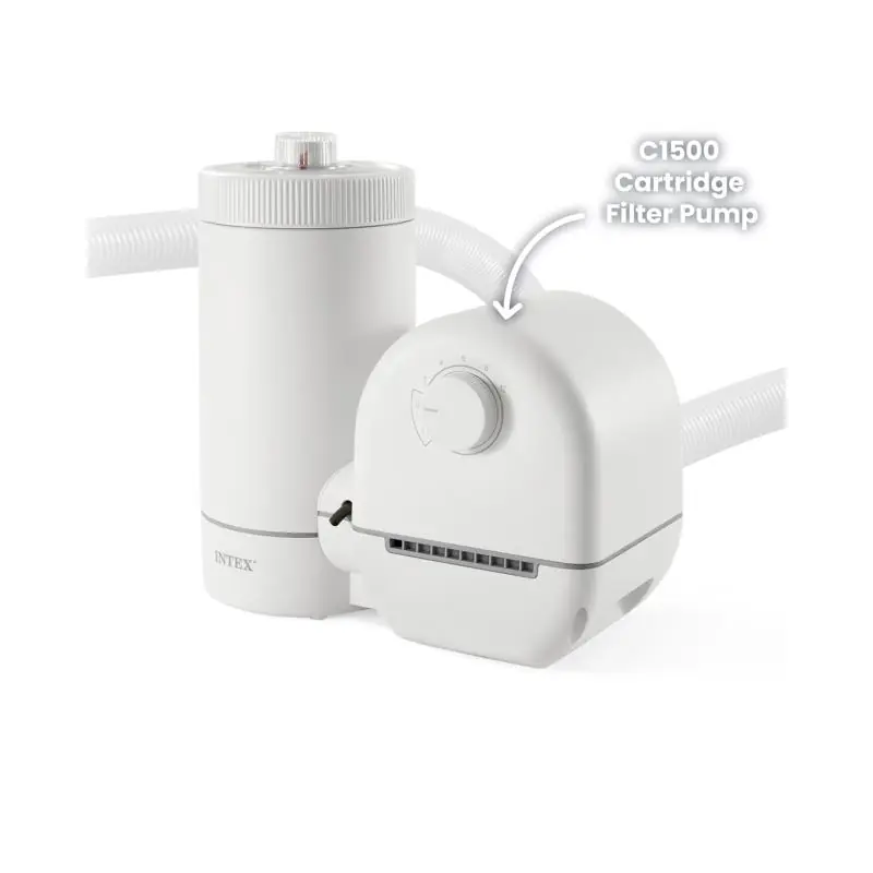 Intex Krystal Clear Above Ground Filter Pump 1500 Gal 14.1 In. H X 18.1 In. W X 12.5 In. L