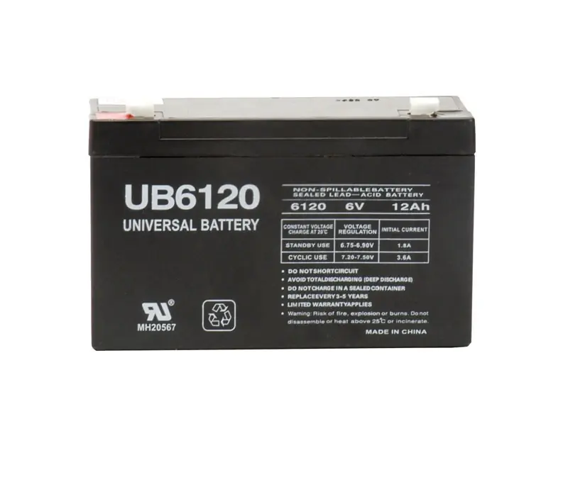 Ub6120 12 Ah 6 V Lead Acid Battery