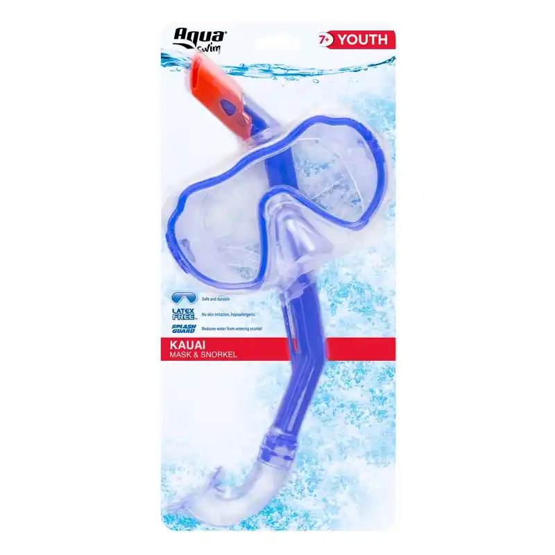 Youth Mask And Snorkel Set - Assorted Colors, Model Aqk10393