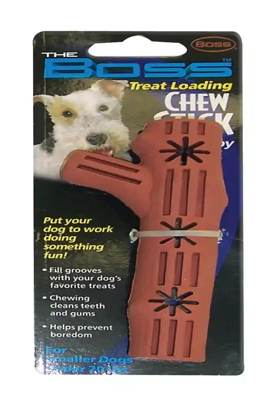 For Dog Brown Rubber Chew Stick Dog Toy Small 1 Pk